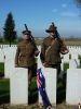 Tom Boyce Grave at Tyne Cot, Belgium. Anzac Day 2013