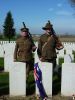 Tom Boyce Grave at Tyne Cot, Belgium. Anzac Day 2013