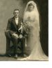 John Boyce & Olive Ridgeway on their wedding day